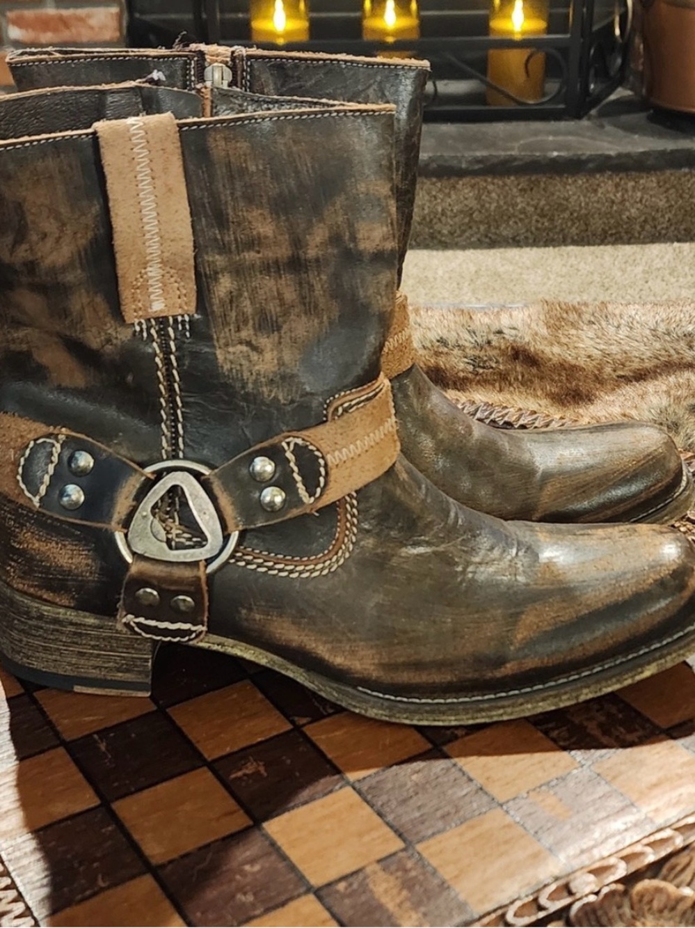 Bed Stu Roma harness boots